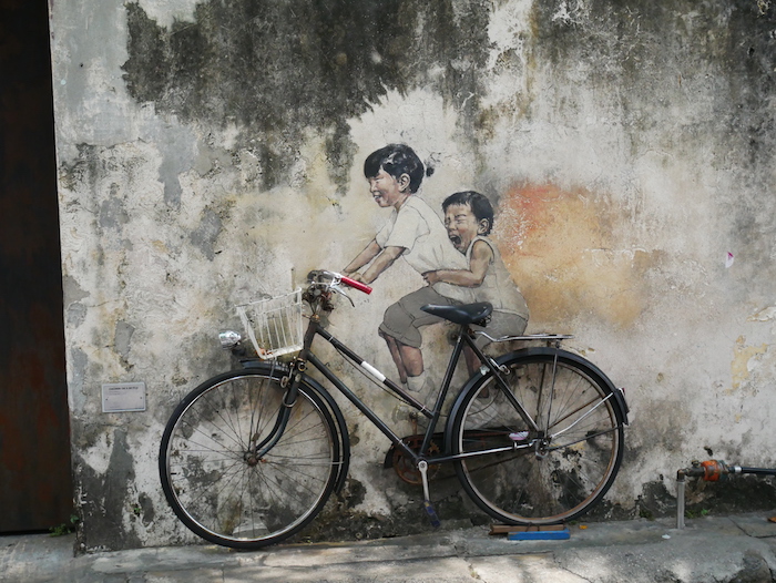Le street art est partout à Penang.