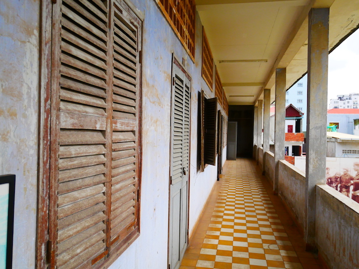 Tuol Sleng était un lycée avant d'être une prison.