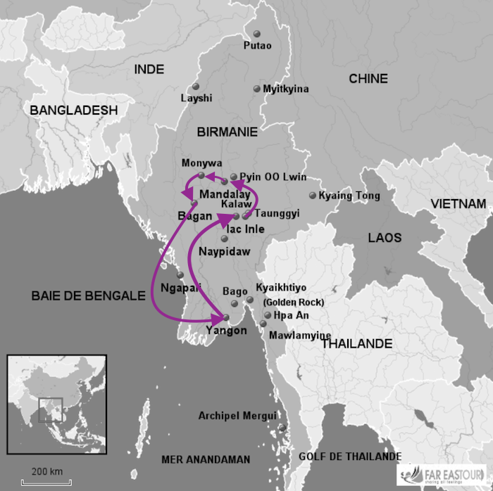 Quelles villes visiter en Birmanie ? 