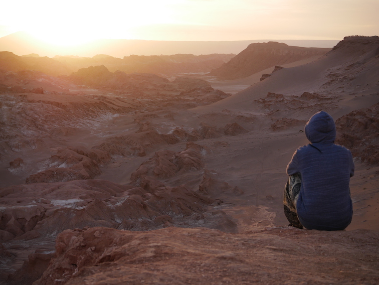 Vallée de la Lune dans le désert d'Atacama. 