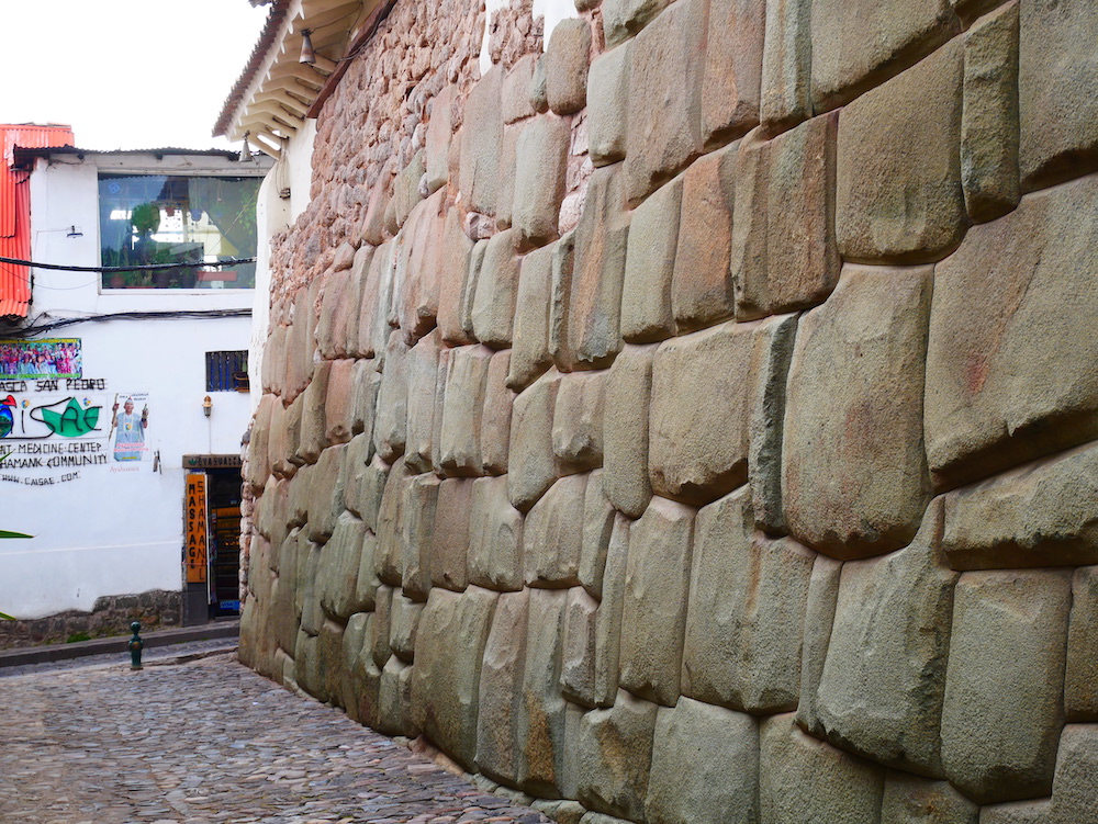 Les murs de la ville de Cusco ! 