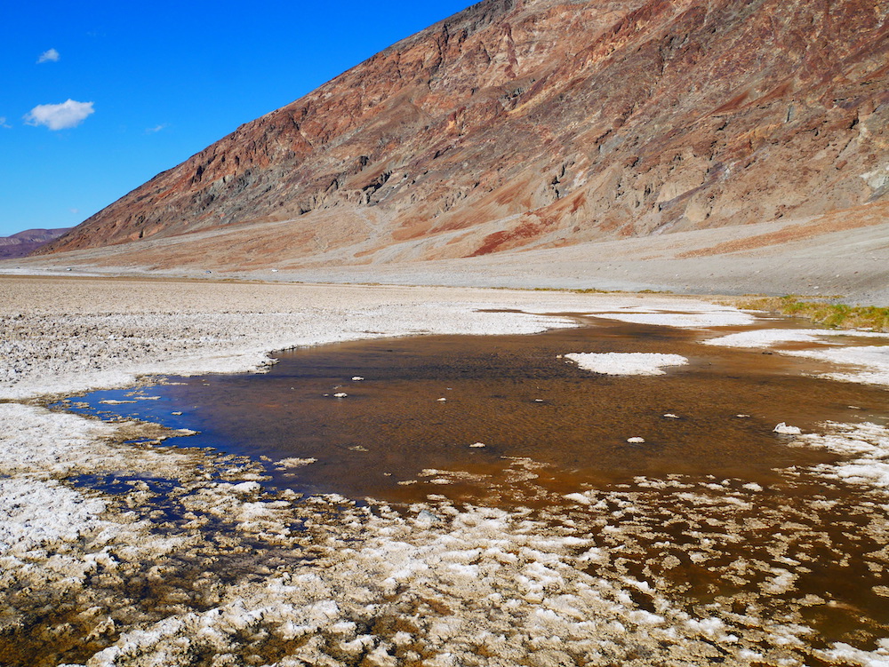 Badwater dans la Death Valley. 