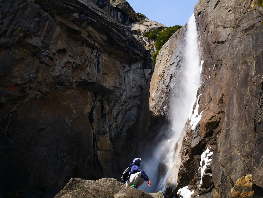 Chutes d'eau à Yosemite. 