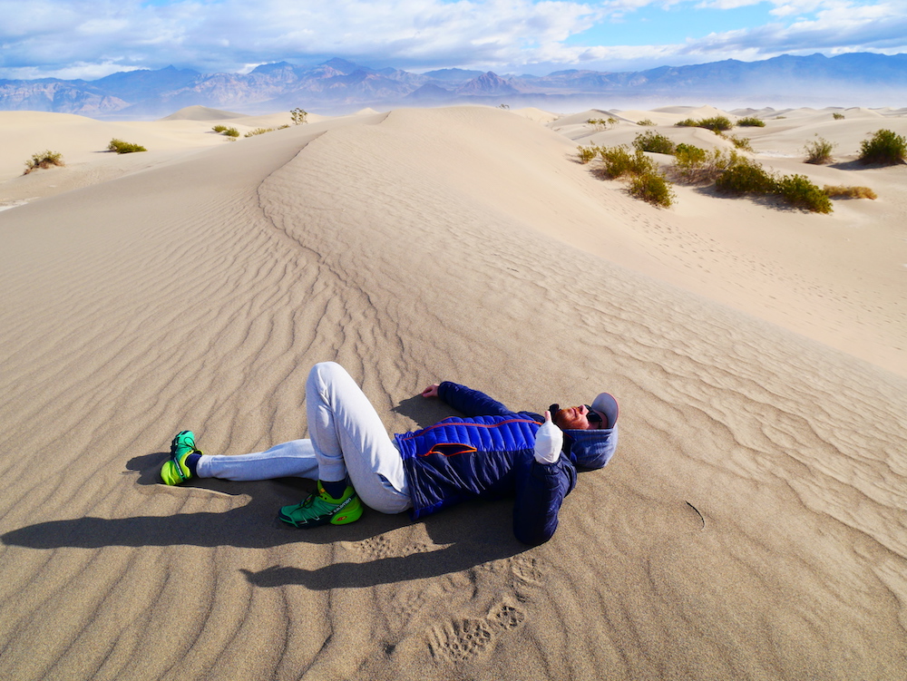Sand Dunes à Death Valley. 
