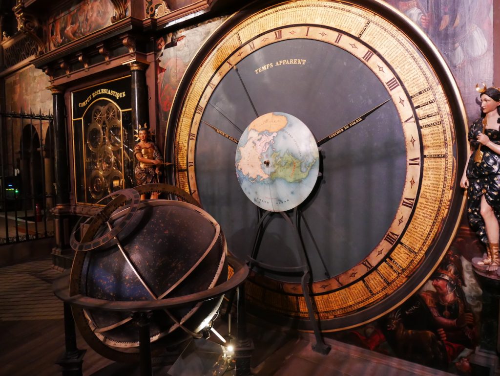 Horloge astronomique à Strasbourg. 